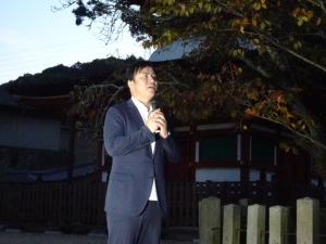 天野山金剛寺多宝塔ライトアップ