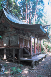 市指定文化財　天神社本殿の画像