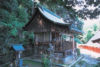 市指定文化財　加賀田神社　本殿の画像