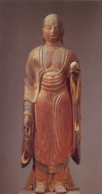 重要文化財　木造　地蔵菩薩立像の画像
