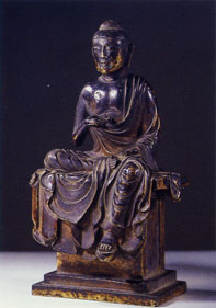重要文化財　金銅　釈迦如来半迦像の画像