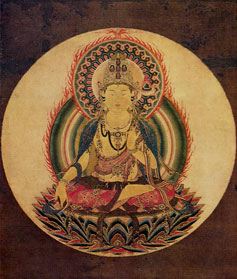 重要文化財　絹本著色　虚空蔵菩薩像の画像1