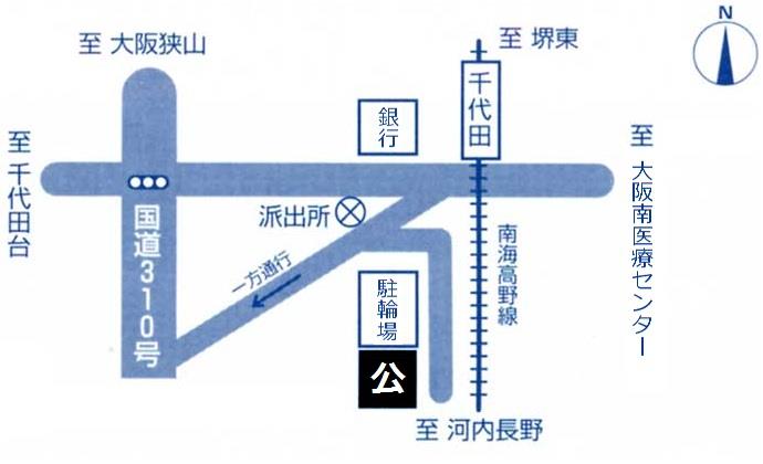 千代田公民館地図