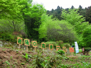 まつり看板坂道