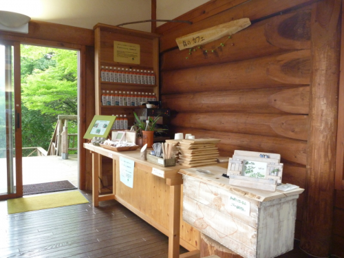 四季彩館カフェコーナー