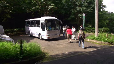 岩湧の森の送迎バス