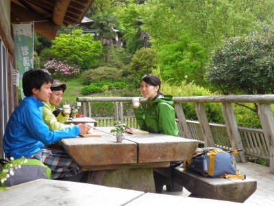 登山の帰りに