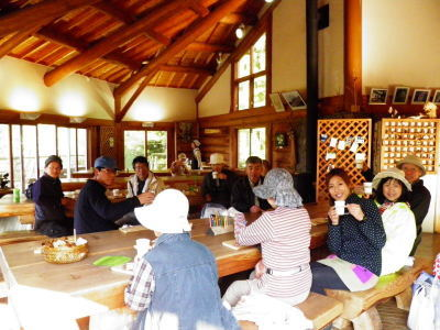 登山の帰りに　