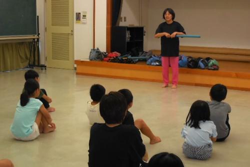 「親子でスポーツチャンバラを楽しもう！」講座の様子