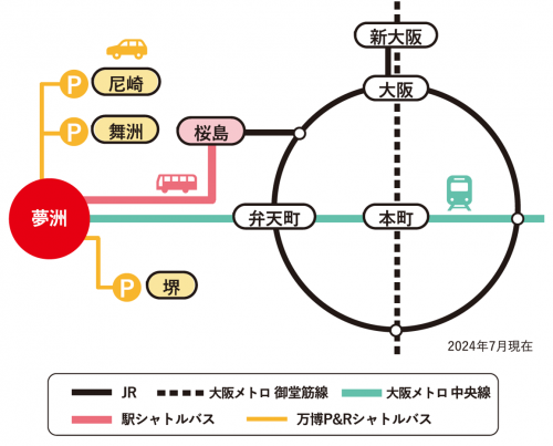 大阪・関西万博へのアクセス