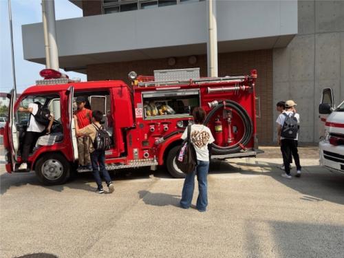 消防車見学