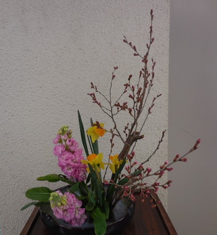 三日市公民館クラブ「華道」の作品