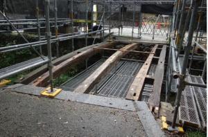 解体中の鎮守橋2