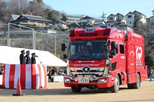 分列行進(車両)風景