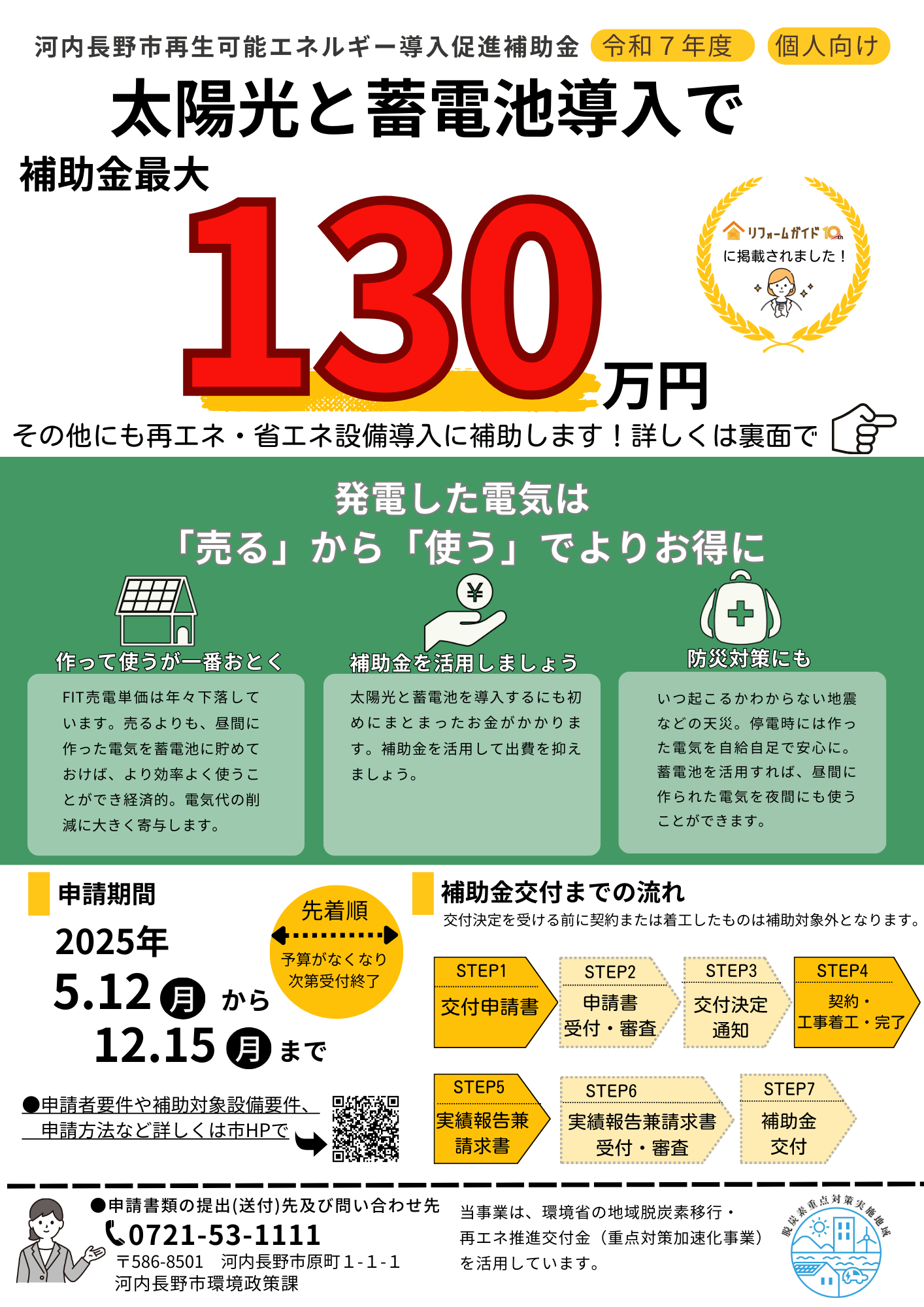 （個人向け）制度チラシ