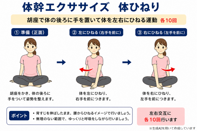 体ひねり