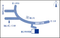 川上公民館への地図