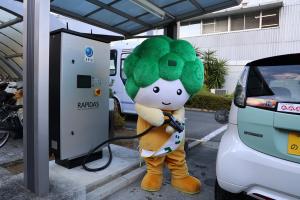 電気自動車用急速充電器(モックル)